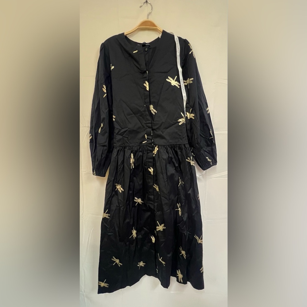 NEW Cynthia Rowley evermore cotton sateen shirt dress size: M - Picture 5 of 8